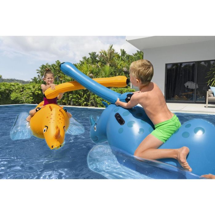 Bestway Juego Flotante Lucha de Rinocerontes 153x77 cm +3 Años Piscina 41522 7