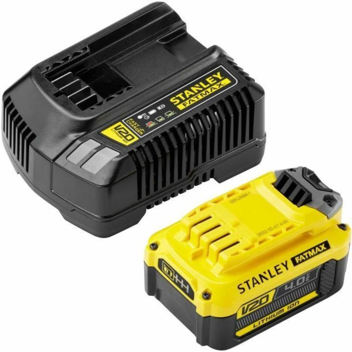 STANLEY FATMAX SFMCB14M1-QW Kit de Inicio V20 con Cargador Rápido 2A y 1 Batería 18V 4Ah 4 STANLEY FATMAX SFMCB14M1-QW Kit de Inicio V20 con Cargador Rápido 2A y 1 Batería 18V 4Ah 4