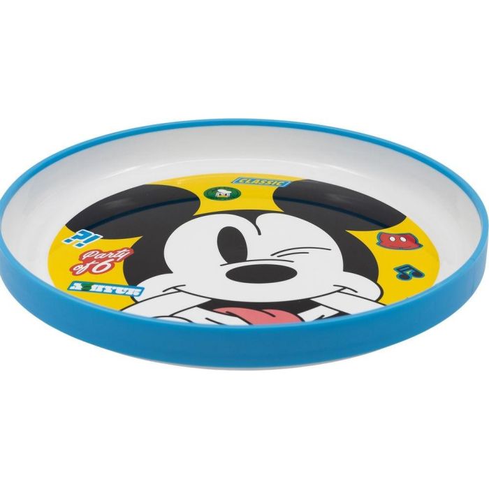 Plato Antideslizante Bicolor Premium Mickey CZ11295 3 Plato Antideslizante Bicolor Premium Mickey CZ11295 3