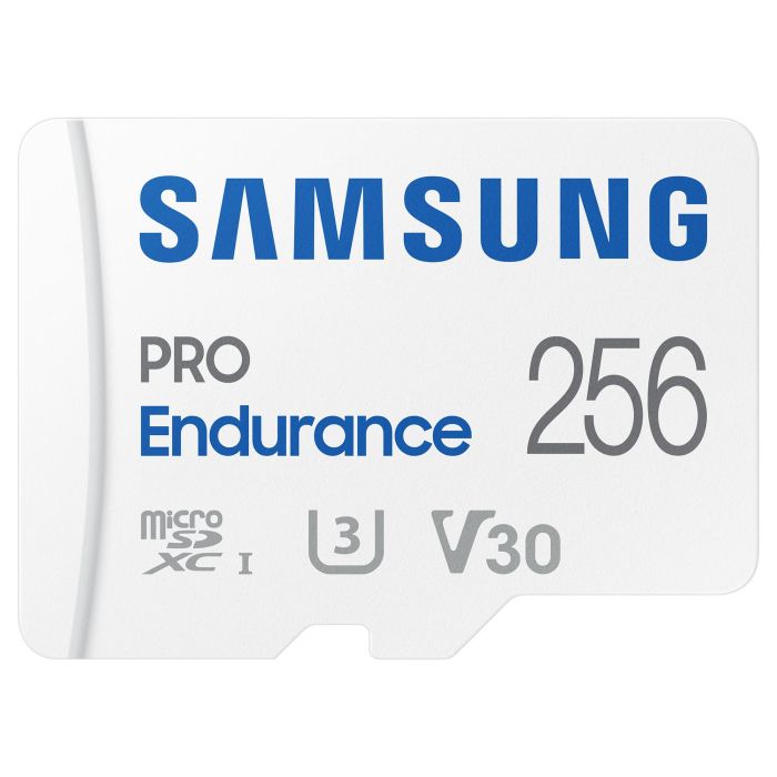 Samsung MB-MJ256KA/EU Tarjeta de Memoria Pro Endurance 256GB microSDXC Clase 10 U3 V30 con Adaptador 0 Samsung MB-MJ256KA/EU Tarjeta de Memoria Pro Endurance 256GB microSDXC Clase 10 U3 V30 con Adaptador 0
