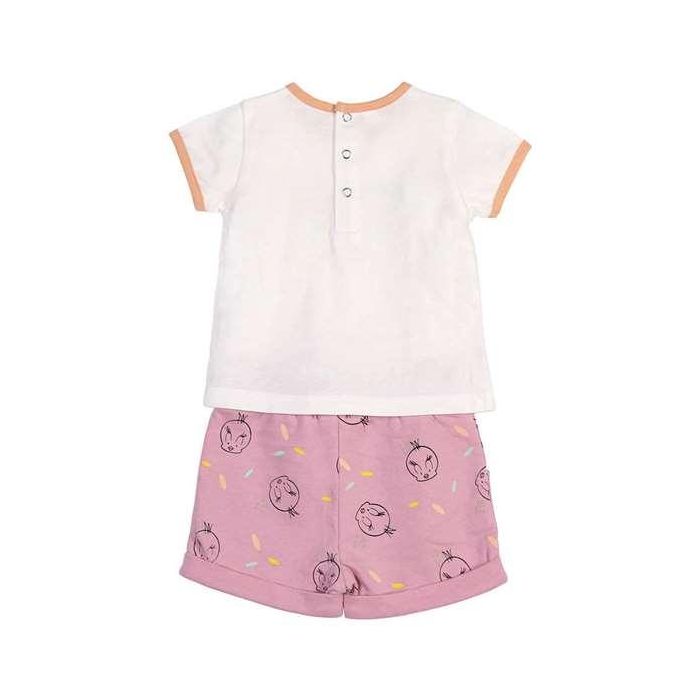 Conjunto de Ropa Looney Tunes Rosa 9 Meses 1