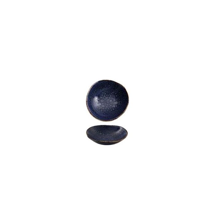 SUMMA Moon Blue Cazoleta en Vitro Porcelana, Azul, 19 cm de Diámetro x 5 cm de Alto (6 Unidades)