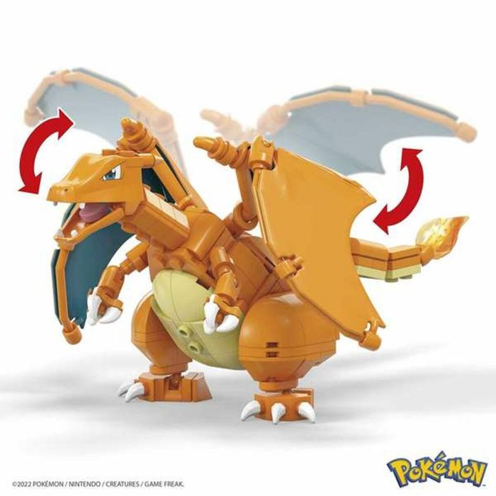 Mattel Juego de Construcción Pokémon Charizard Mega Figura de 10+ cm, 222 Piezas, Edad 11+ Años 4 Mattel Juego de Construcción Pokémon Charizard Mega Figura de 10+ cm, 222 Piezas, Edad 11+ Años 4