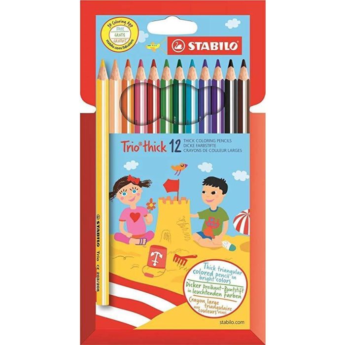 Stabilo Lápices De Colores Trio Thick C-Surtidos Estuche 12 Ud Stabilo Lápices De Colores Trio Thick C-Surtidos Estuche 12 Ud