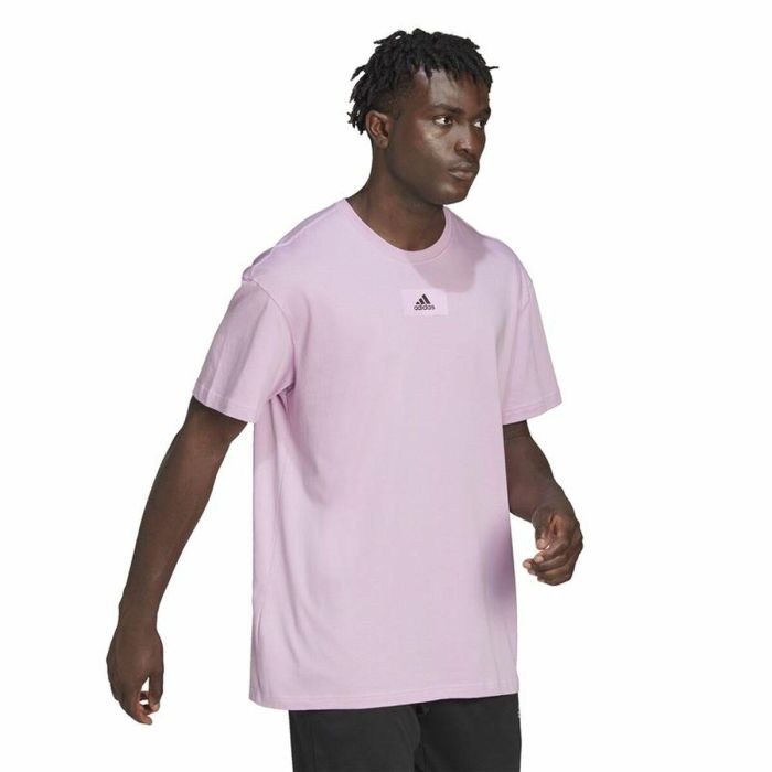 Camiseta de Manga Corta Hombre Adidas Essentials Feelvivid Drop Lavanda S 3