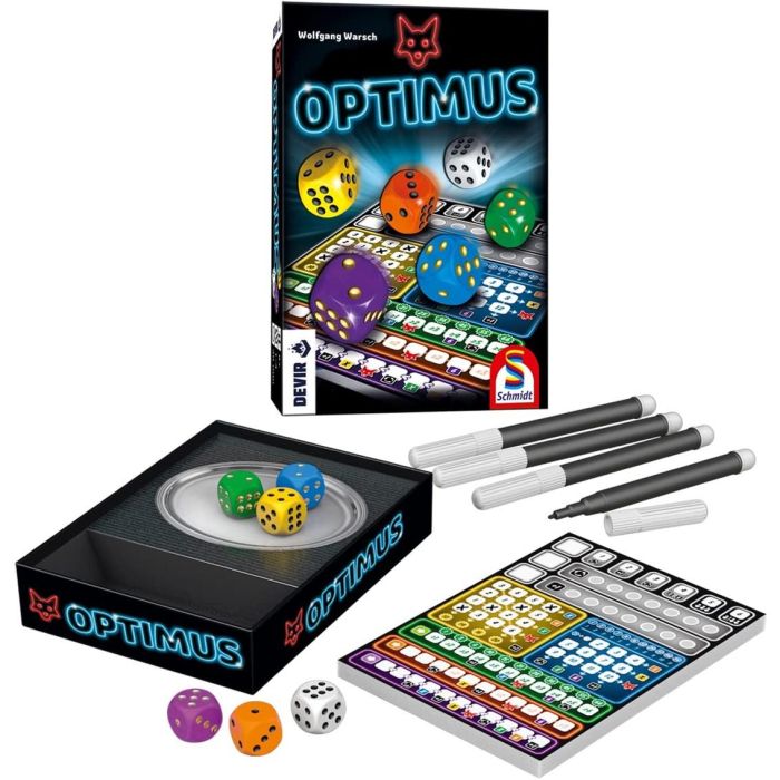Devir Optimus Juego de Mesa Lanzar Dados y Escribir Pegi 8 Recomendado para +8 Años 1 Devir Optimus Juego de Mesa Lanzar Dados y Escribir Pegi 8 Recomendado para +8 Años 1