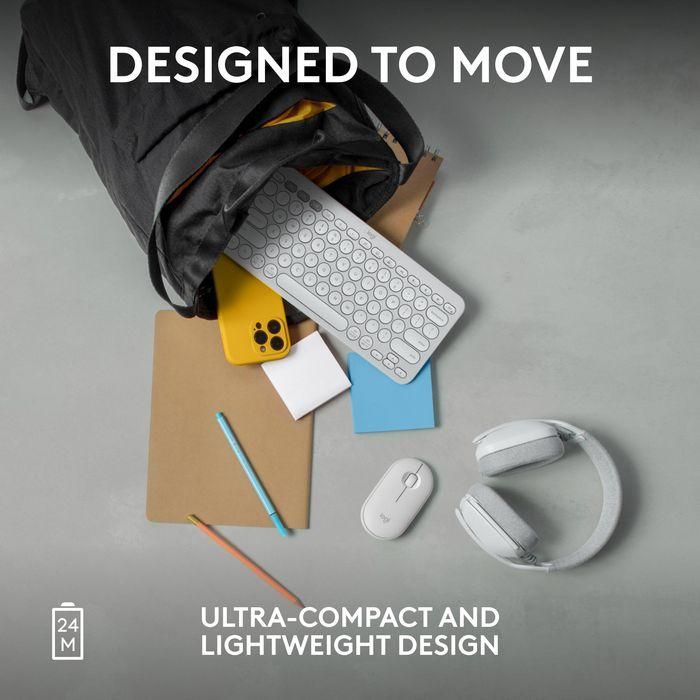 Logitech M350S Pebble 2 Mouse Inalámbrico Ambidextro con Conectividad Bluetooth y RF USB, Sensor Óptico de 4000 DPI 13 Logitech M350S Pebble 2 Mouse Inalámbrico Ambidextro con Conectividad Bluetooth y RF USB, Sensor Óptico de 4000 DPI 13