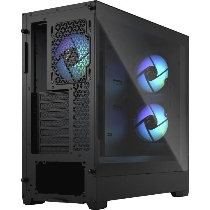 Fractal Design FD-C-POR1A-06 Caja PC Pop Air RGB Black TG Clear Tint ATX, 3 Ventiladores RGB, Controlador RGB, Soporte USB-C, Negro, Filtro Malla 5 Fractal Design FD-C-POR1A-06 Caja PC Pop Air RGB Black TG Clear Tint ATX, 3 Ventiladores RGB, Controlador RGB, Soporte USB-C, Negro, Filtro Malla 5