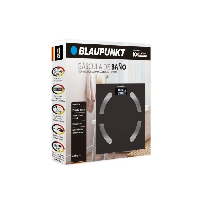 Báscula de Baño Blaupunkt BP5010/ Negro 1 Báscula de Baño Blaupunkt BP5010/ Negro 1
