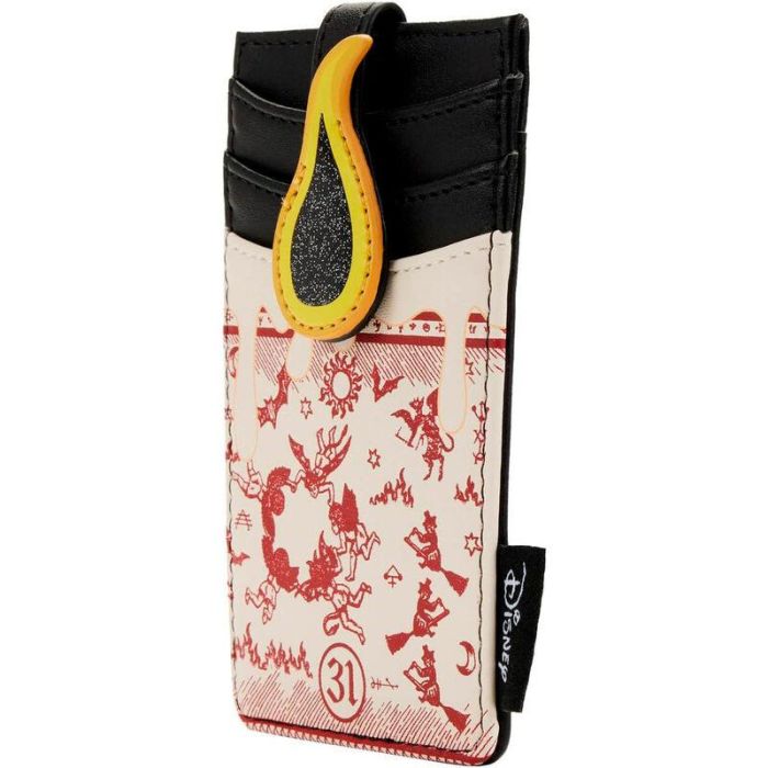 Loungefly Tarjetero Cartera Hocus Pocus de Cuero Vegano con Apliques y Detalles Impresos 7,5x12,5cm