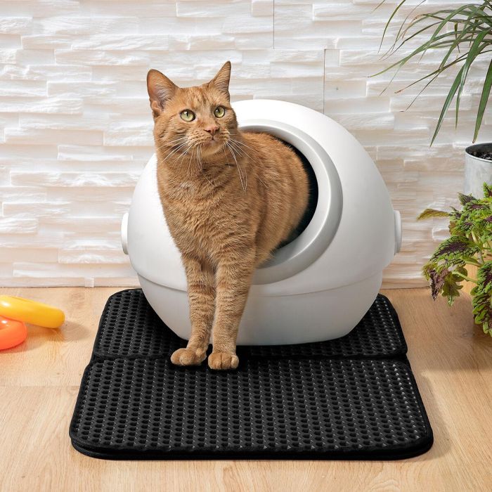 Alfombra para Arenero de Gatos Clikatt InnovaGoods 8