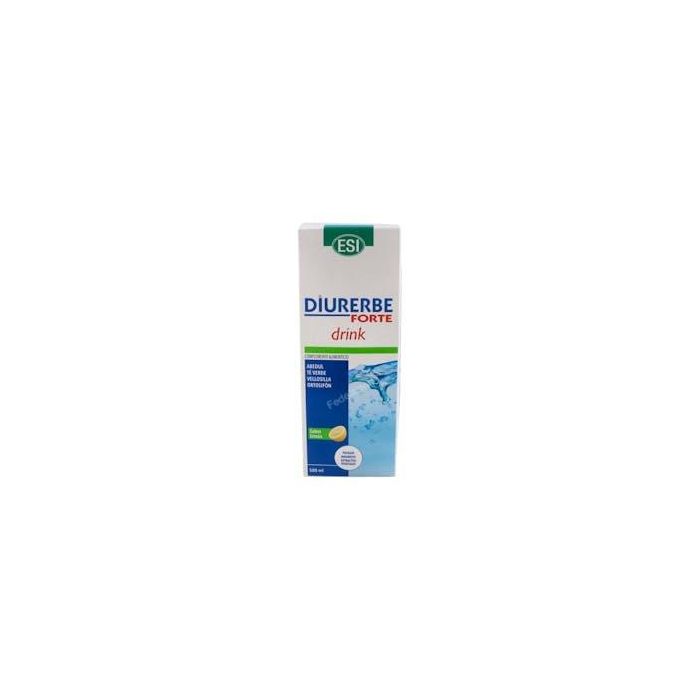 TREPATDIET-ESI Diurerbe Forte 500ml Complemento Bebible con Abedul y Cola de Caballo para Propiedades Diuréticas Sabor Limón