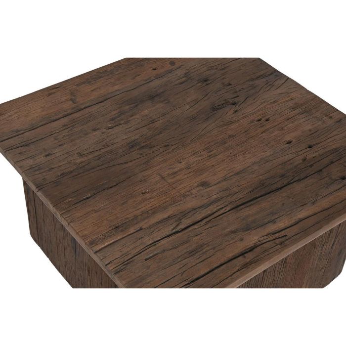 Mesa Centro Alpino DKD Home Decor Marron 70 x 39 x 70 cm 4