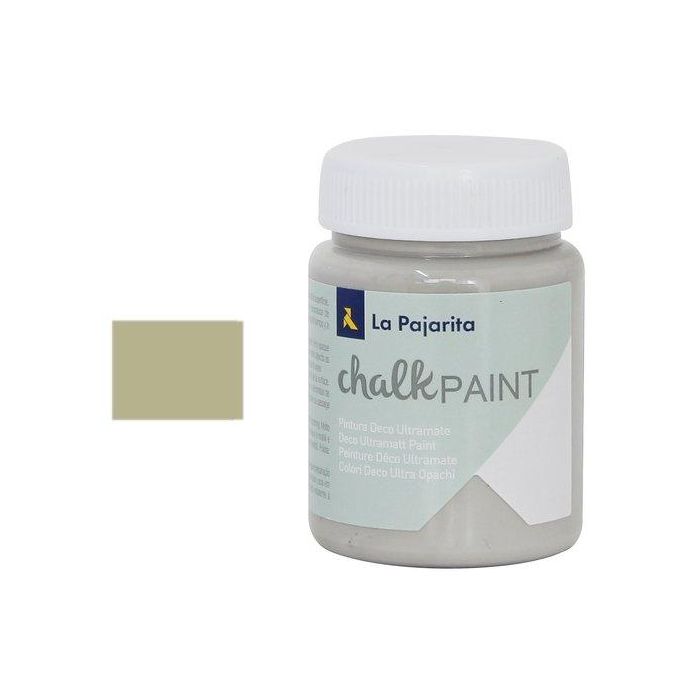 Pintura Chalk Paint La Pajarita 75 Ml (Bote) London Grey Cp-30 6 unidades