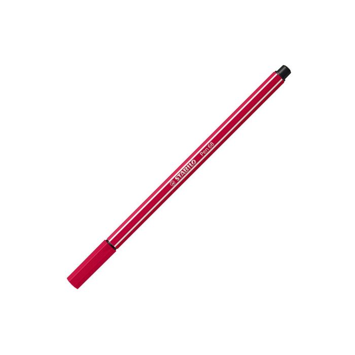 Stabilo Rotulador Pen 68 Rojo Oscuro Caja 10 Ud 1