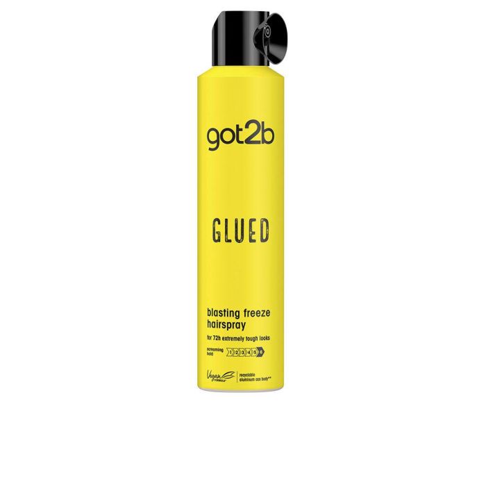 Schwarzkopf Mass Market GOT2B GLUED blasting freeze spray Fijador para todo tipo de cabello 300 ml Schwarzkopf Mass Market GOT2B GLUED blasting freeze spray Fijador para todo tipo de cabello 300 ml