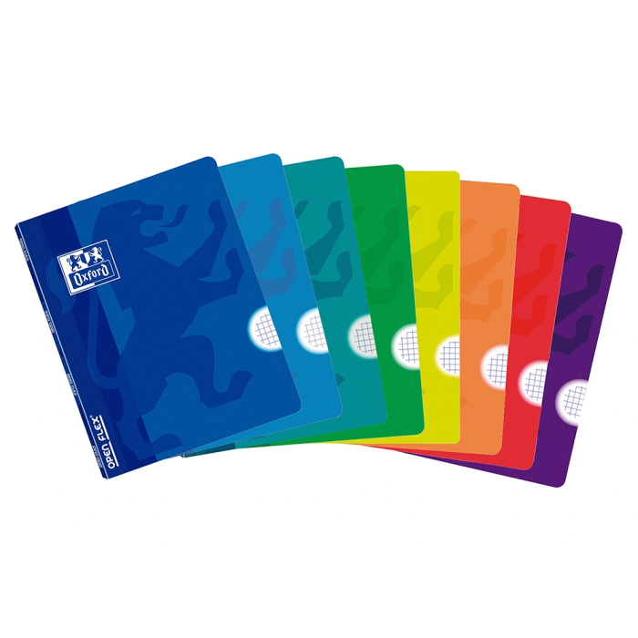 Oxford Libreta Escolar Openflex Tapa Flexible Optik Paper 48 Hojas Din A4 Cuadro 5 mm Colores Surtidos 1