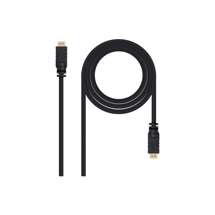 Cable HDMI 1.4 Nanocable 10.15.1815/ HDMI Macho - HDMI Macho/ 15m/ Negro 1 Cable HDMI 1.4 Nanocable 10.15.1815/ HDMI Macho - HDMI Macho/ 15m/ Negro 1