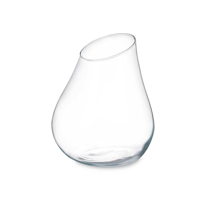 Jarrón Forma Pera 30 cm - Vidrio Transparente - Giftdecor 1 Jarrón Forma Pera 30 cm - Vidrio Transparente - Giftdecor 1