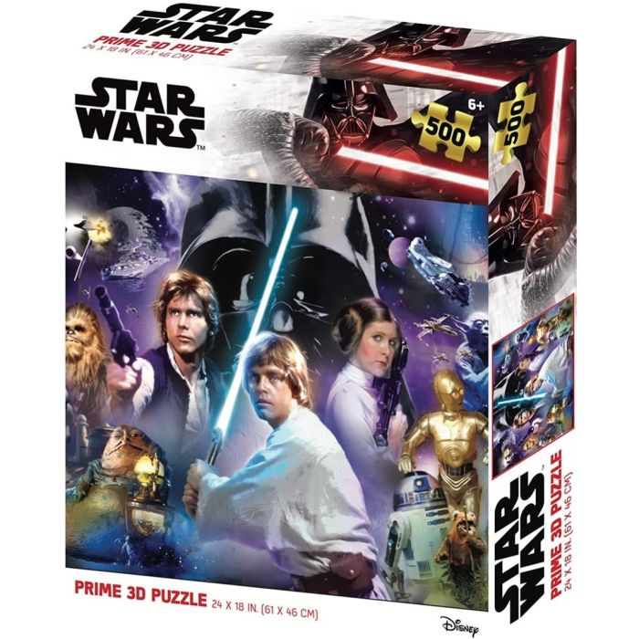Prime 3D Puzle Lenticular 3D 500 Piezas Star Wars 1 Prime 3D Puzle Lenticular 3D 500 Piezas Star Wars 1