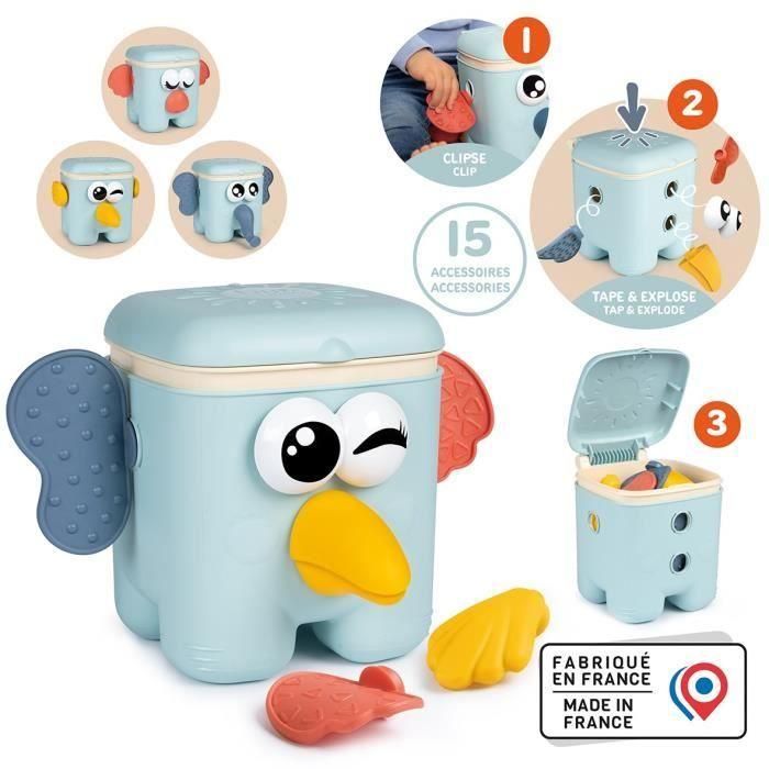 Smoby SMO3032161403168 Little Smoby Cubo de Actividades Badaboum - Creación de Animales Divertidos - Hecho en Francia 2