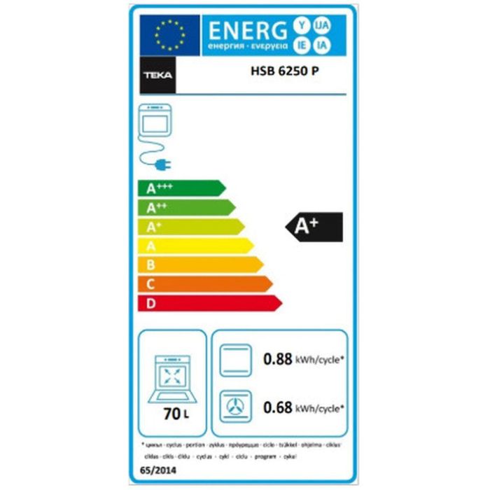 Horno Pirolítico Teka HSB6250P 3400 W 71 L 1