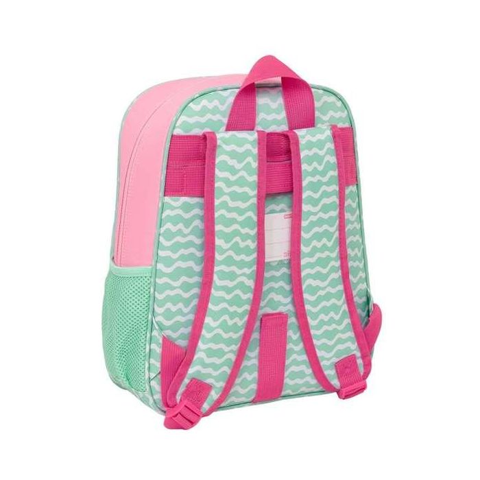 Safta Mochila infantil escolar adaptable a carro, diseño Stitch "Ice Cream", para niños +3 años, 26x34x11 cm 1