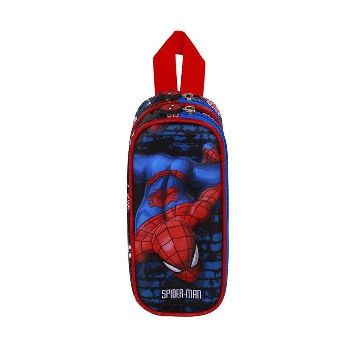 Karactermania Estuche Portatodo Doble 3D Spiderman Wall 22 x8 x9,5 cm 2