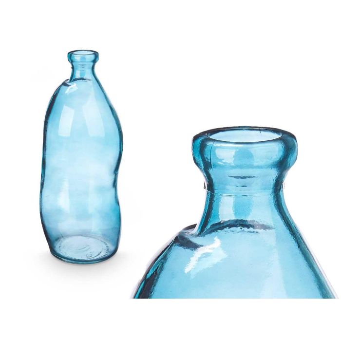 Botella Alta Irregular Turquesa Giftdecor 13X35CM (6 Unidades) 1 Botella Alta Irregular Turquesa Giftdecor 13X35CM (6 Unidades) 1