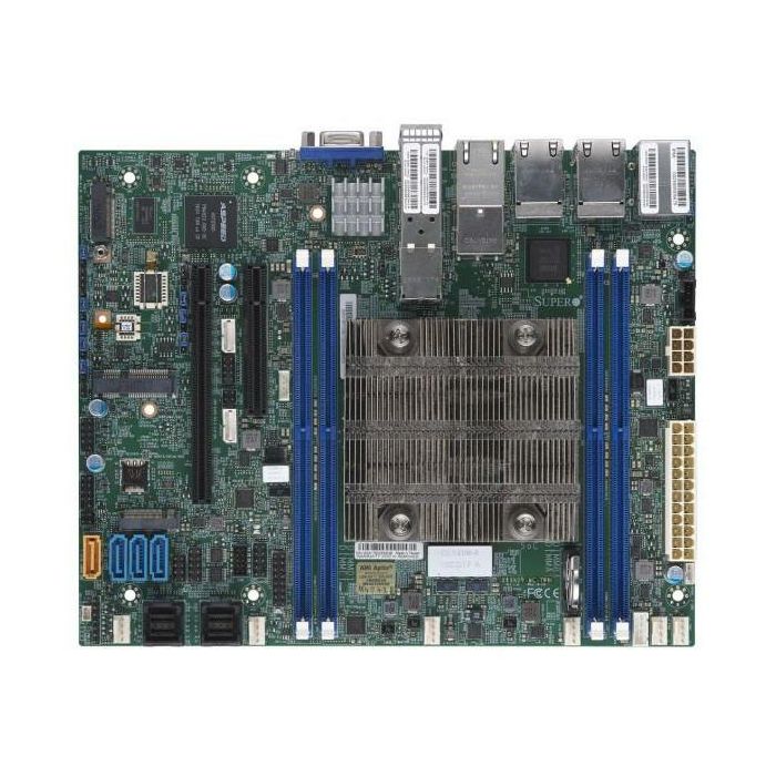 Supermicro X11SDV-8C-TP8F Mainboard flex-ATX Xeon D-2146NT (8C/16T) 2.3 GHz Bulk