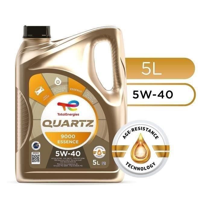 Aceite Motor Total 5L Cuarzo 9000 Gasolina 5W40 1 Aceite Motor Total 5L Cuarzo 9000 Gasolina 5W40 1