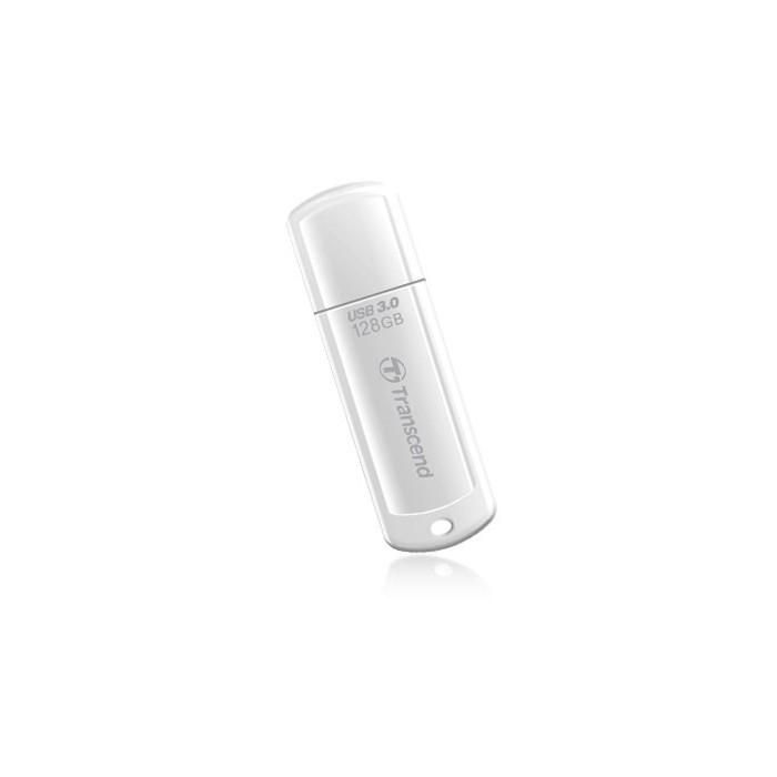 Transcend TS128GJF730 Stick de Memoria USB 3.2 Gen 1 de 128 GB, Color Blanco