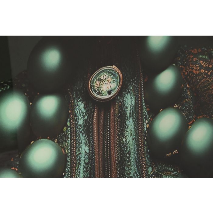 DKD Home Decor Cuadro Moderno 0.4 x 120 x 120 cm Turquesa Negro Cristal Templado 3