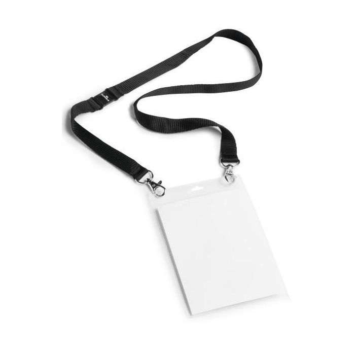 DURABLE Event-Namensschild A6 mit Textilband Duo 10 St schw 1 DURABLE Event-Namensschild A6 mit Textilband Duo 10 St schw 1