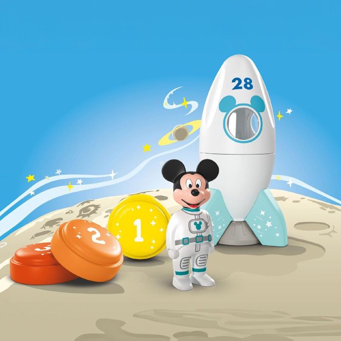 Playmobil 71771 Disney Mickey Mouse Set Aventura Espacial Cohete - Juguete para Bebés +12 Meses: Apila, Cuenta y Despega 2 Playmobil 71771 Disney Mickey Mouse Set Aventura Espacial Cohete - Juguete para Bebés +12 Meses: Apila, Cuenta y Despega 2