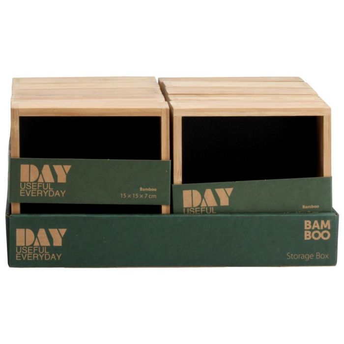 Day Caja Almacenar Bambú 15x15x7 cm Sin Tapa 5