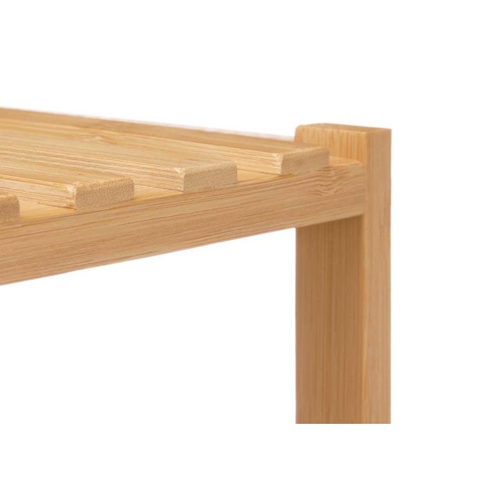 Estantería de Bambú 5 Estantes Berilo 33x141x32 cm - Marrón (2 Unidades) 3