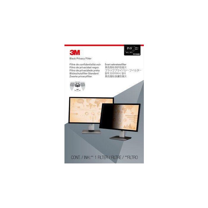 3M Privacy Filter for 21.5in Monitor, 16:9, PF215W9B 1 3M Privacy Filter for 21.5in Monitor, 16:9, PF215W9B 1