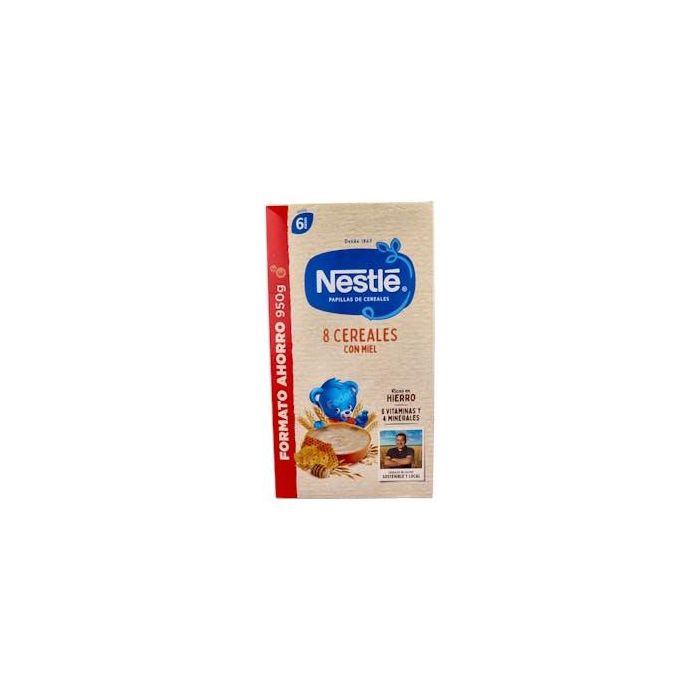 Nestle Papilla 8 Cereales Con Miel 950 G Nestle Papilla 8 Cereales Con Miel 950 G