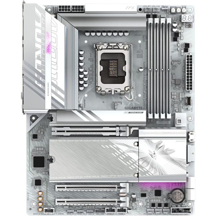 GIGABYTE B860 AORUS ELITE WIFI7 ICE Placa Base Intel B860 LGA 1851 ATX DDR5 Wi-Fi 7 2.5GbE USB4 1 GIGABYTE B860 AORUS ELITE WIFI7 ICE Placa Base Intel B860 LGA 1851 ATX DDR5 Wi-Fi 7 2.5GbE USB4 1
