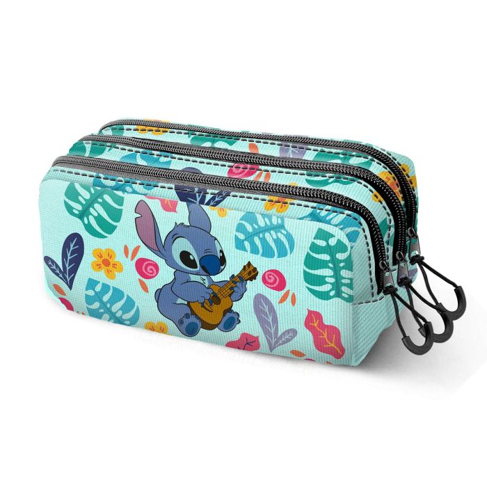 Estuche Portatodo Trick FAN 2.2 Guitar Disney Lilo y Stitch Verde