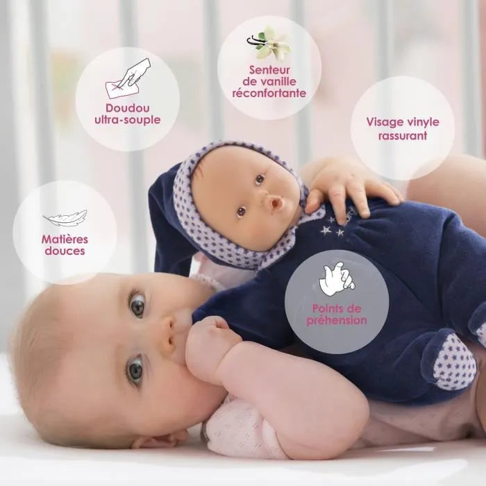 Corolle Doudou Babipouce Marine Reves d'Étoiles 28 cm Desde el nacimiento COR1710779648751 1