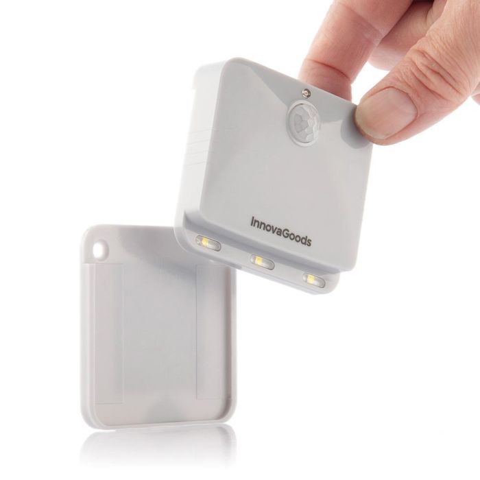 Luz LED con Sensor de Movimiento Lumtoo InnovaGoods 2 Unidades 3 Luz LED con Sensor de Movimiento Lumtoo InnovaGoods 2 Unidades 3