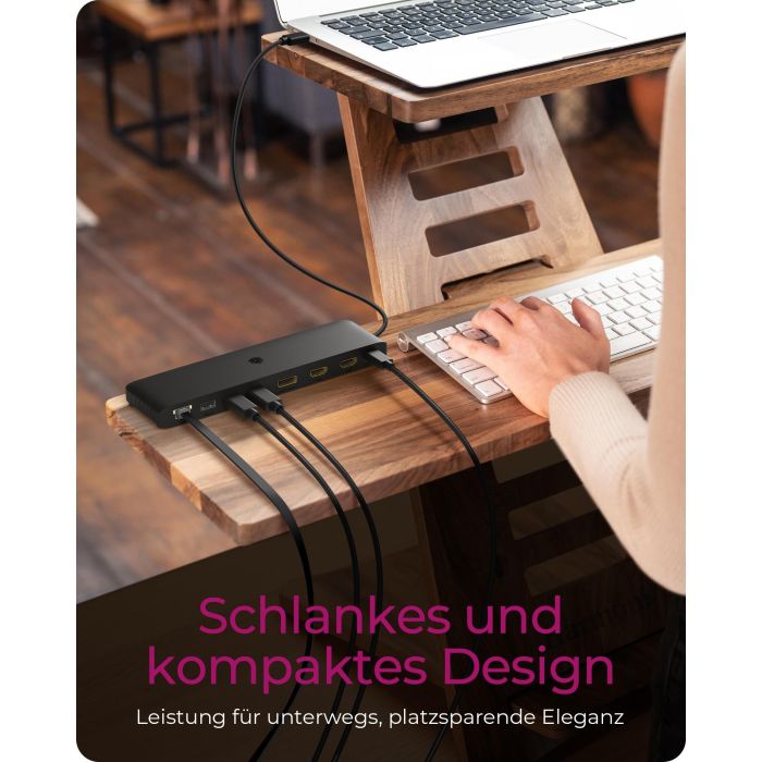 ICY BOX IB-DK2116-C USB-C 11-in-1 PD 100W DockingStation 6