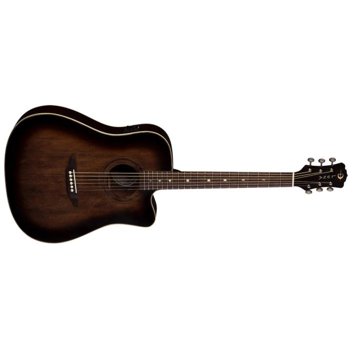 Luna Art Vintage Dreadnought Cutaway A/E Solid Top