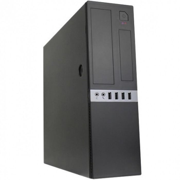 Coolbox Caja Sobremesa Microatx Slim Convertible Pedestal/Sobremesa Negro 0 Coolbox Caja Sobremesa Microatx Slim Convertible Pedestal/Sobremesa Negro 0