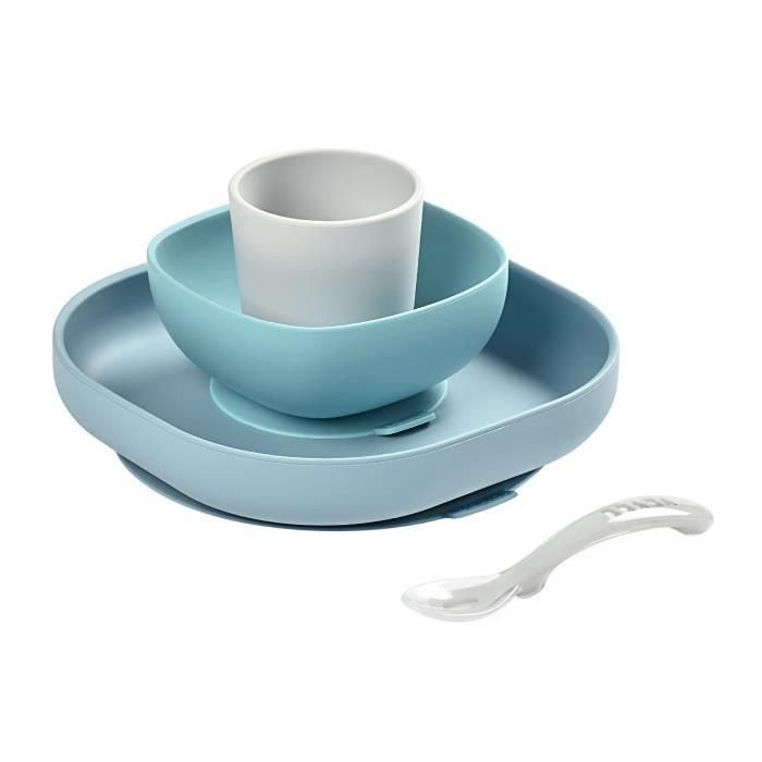 BEABA Juego de comida de silicona 4 piezas - jungle BEABA Juego de comida de silicona 4 piezas - jungle