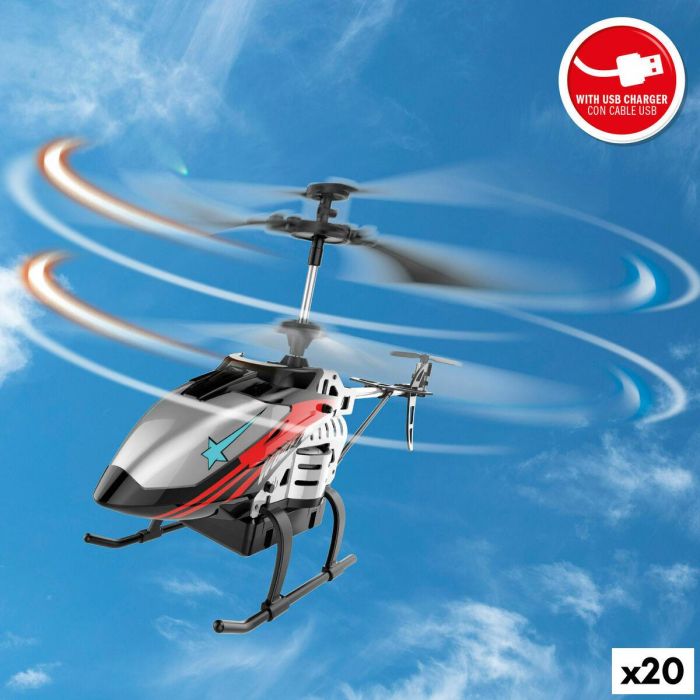 Helicóptero con Radiocontrol Colorbaby (2 Unidades) 7 Helicóptero con Radiocontrol Colorbaby (2 Unidades) 7