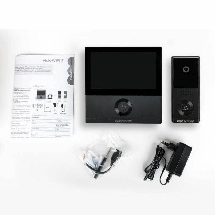 Scs Sentinel SCS3701085207151 Videoportero con Conexión por Cable, Visión Nocturna, Negro 3