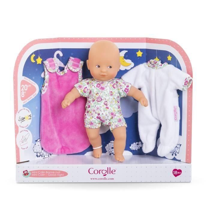 Corolle - My First Baby - Mini Hug Good Night - Flower Garden - 20 cm - 18 meses 1